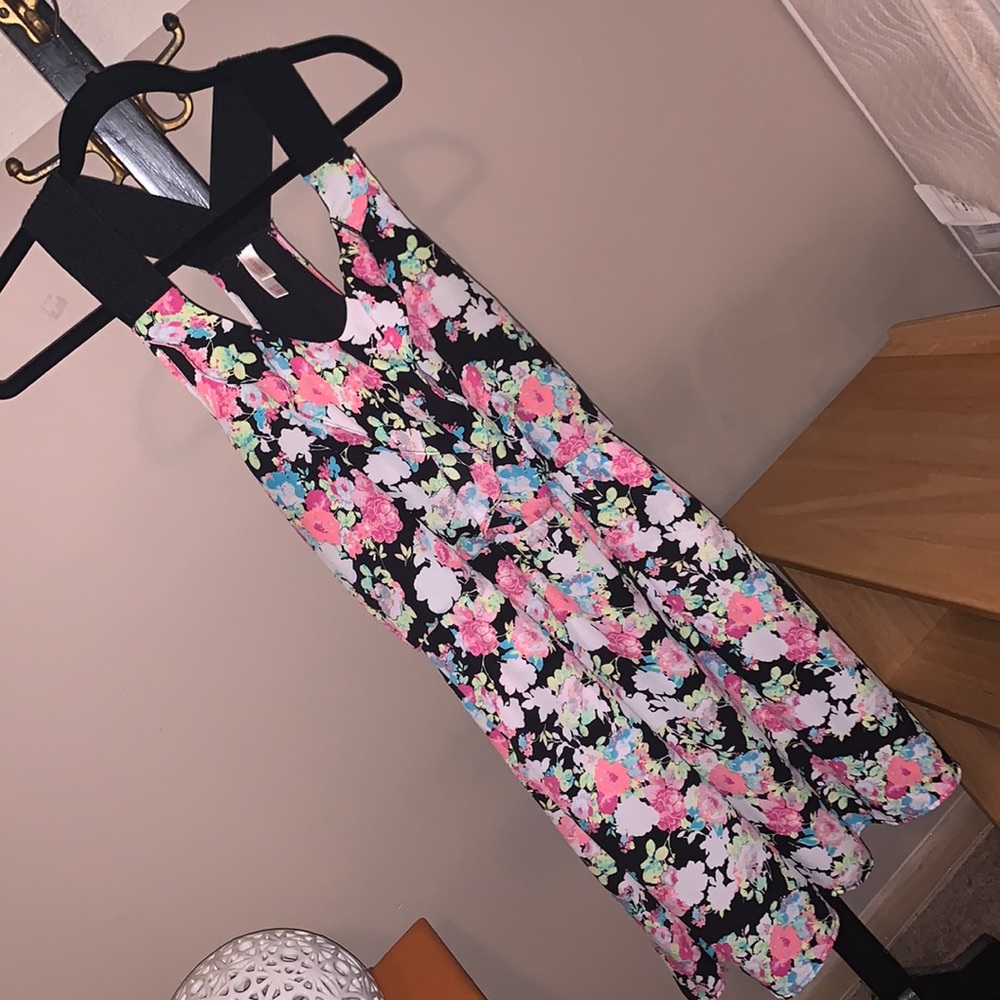 Xhilaration flowered razorback dress